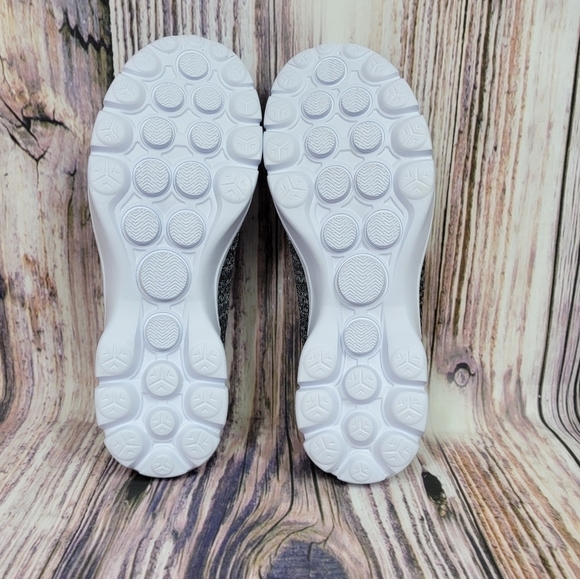 Gray Marled Textured Mesh Mule Sneakers Pattrily - Picture 8 of 12